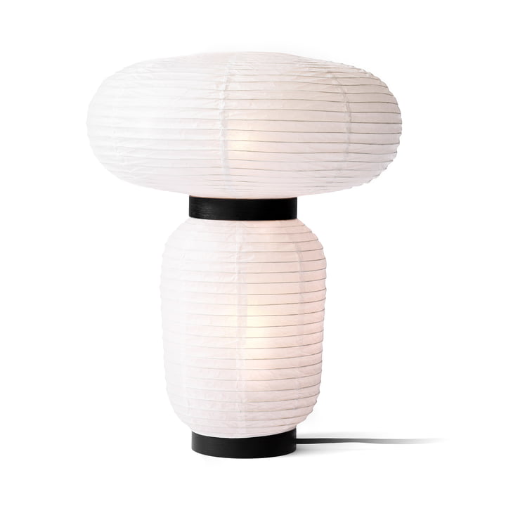 & tradition - Formakami JH18 bordlampe, Ø 38 x H 50 cm i elfenben / sort