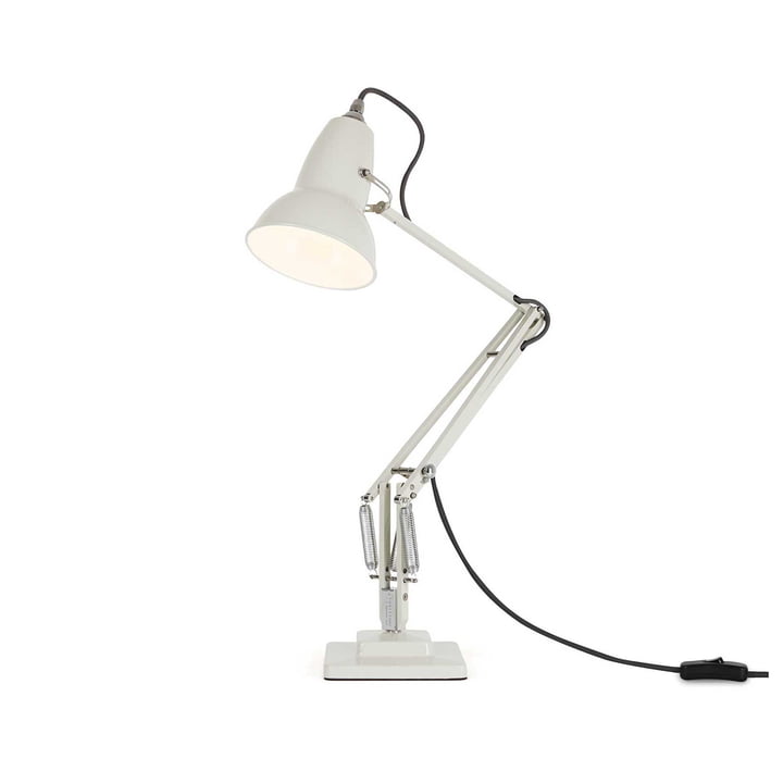 Original 1227 bordlampe, grå ledning, Linen White fra Anglepoise