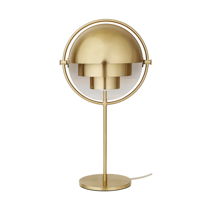 Multi-Lite bordlampe af Gubi i messing