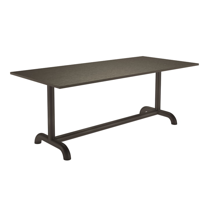 Spisebordet Unify af Petite Friture, 90 x 200 cm, gråbrun
