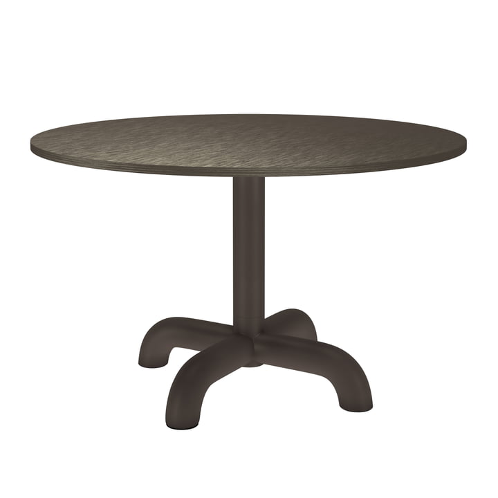 Spisebordet Unify af Petite Friture, Ø 120 cm, gråbrun