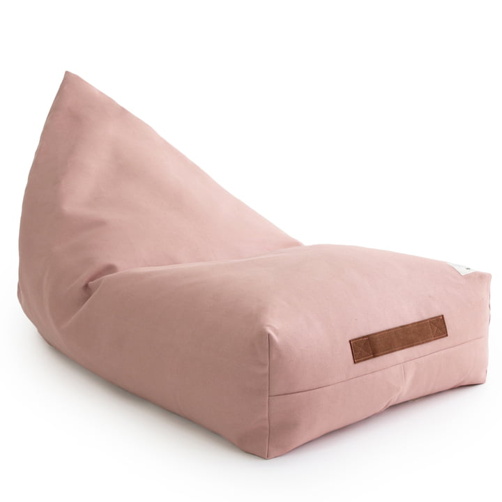 Oasis børns sækkestol fra Nobodinoz i bloom pink