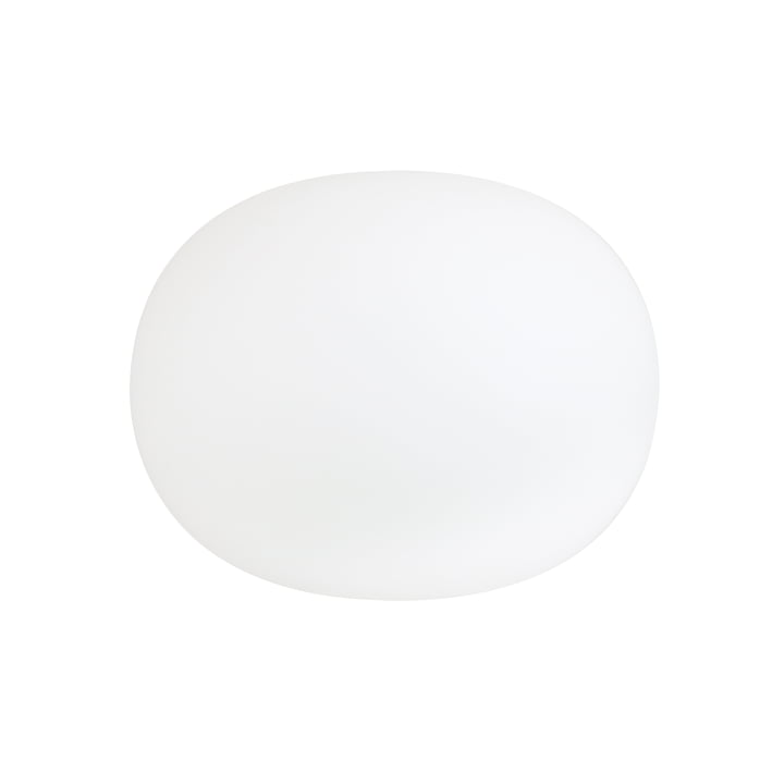 Glo-Ball væglampe fra Flos i hvid, Ø 33 cm