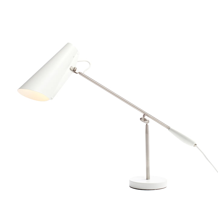 The Northern - Birdy bordlampe i hvid/metallic