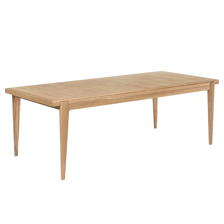 S-Table, rektangulært udtrækkeligt, 95 x 220-320 cm, matlakeret eg af Gubi