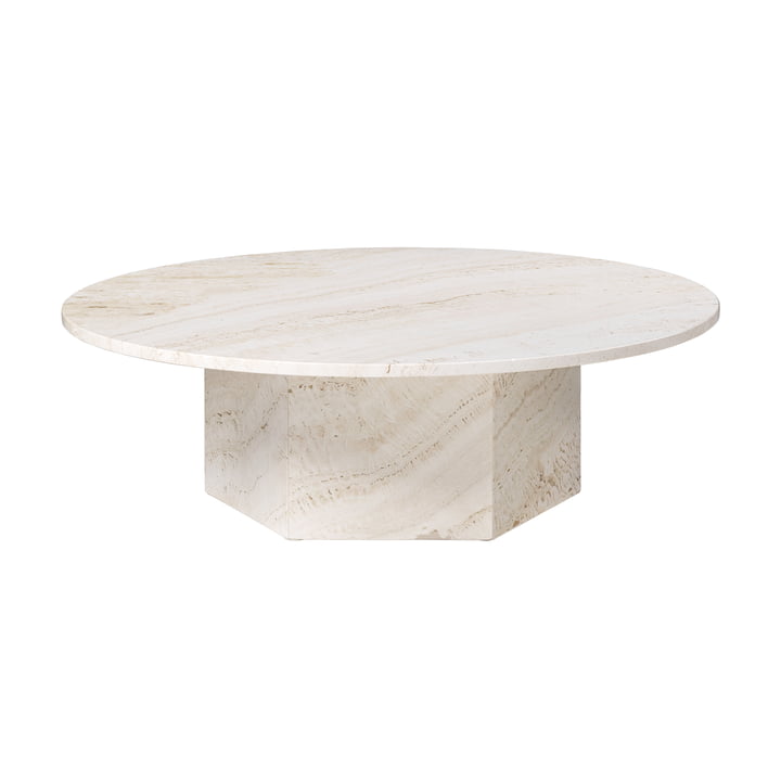 Epic Coffee Table, Ø 110 cm, neutral hvid af Gubi