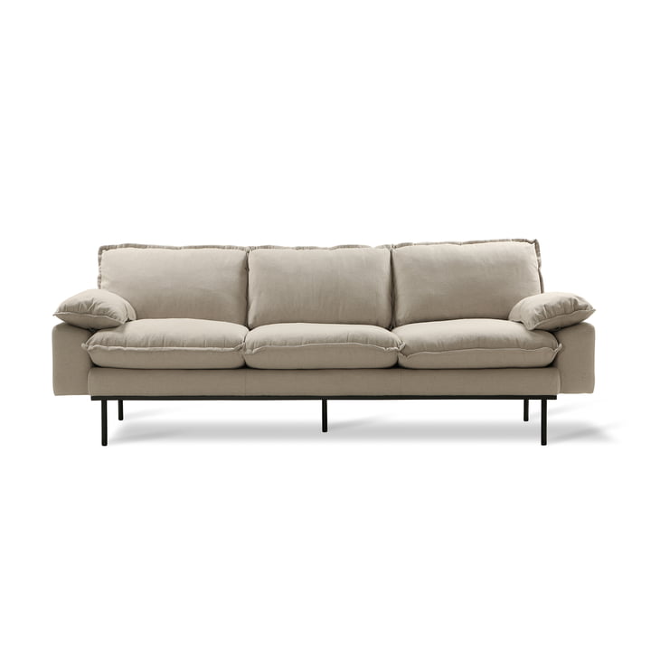 Retro sofa, 3 pers., beige fra HKliving