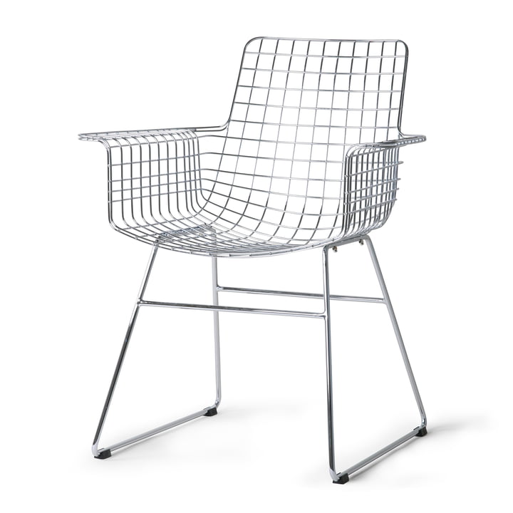 Wire Arm Chair, krom fra HKliving
