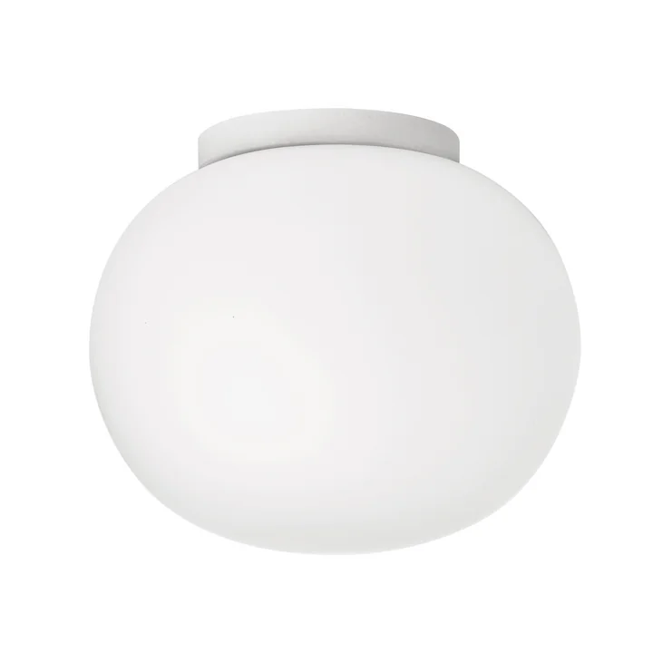 Mini Glo-Ball væg- og loftlampe Ø 11,2 cm fra Flos i hvid