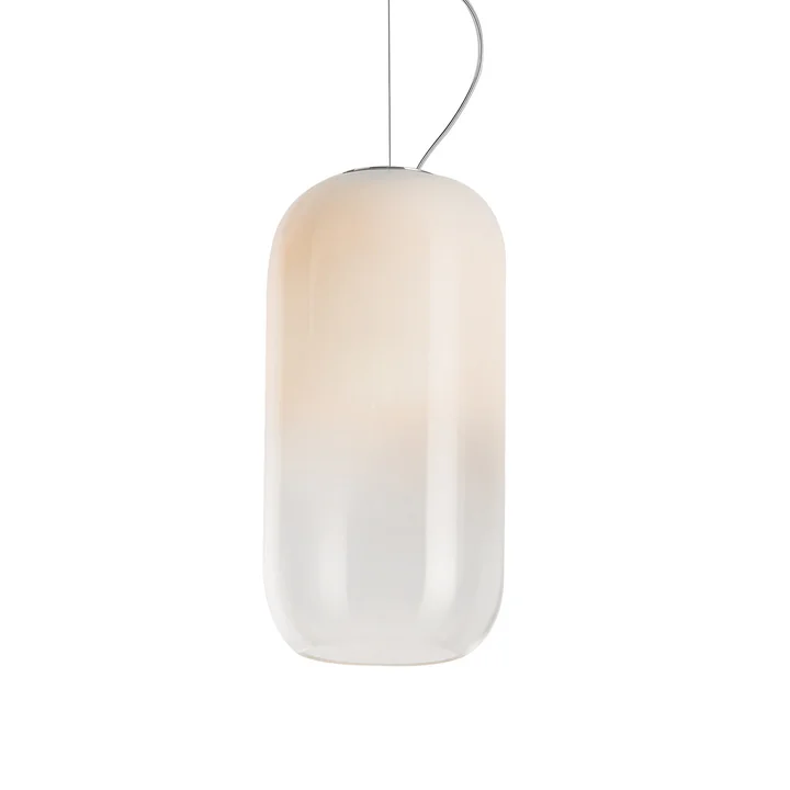 Gople vedhængslampe Ø 21 x H 42 cm ved Artemide i hvid