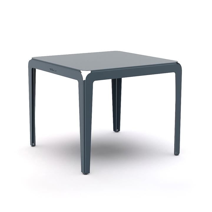 Bended Table bistrobord af Weltevree, 90 x 90 cm, gråblå