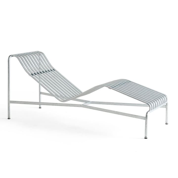 Palissade Chaise Longue, hot galvanised af Hay