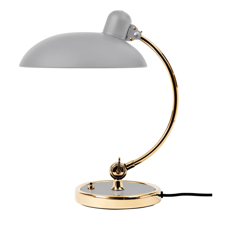 KAISER idell 6631 -T Luxus bordlampe fra Fritz Hansen i let grå