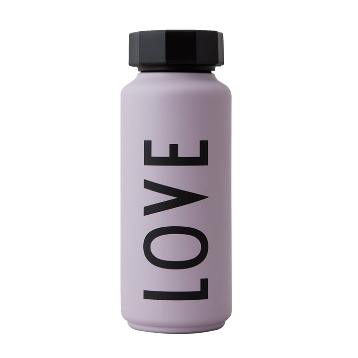 AJ Thermos Bottle Hot & Cold fra Design Letters, 0.5, Love / lavendel (særudgave)
