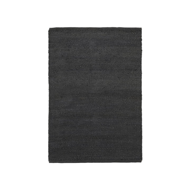 Hempi tæppet fra House Doctor i sort, 130 x 85 cm