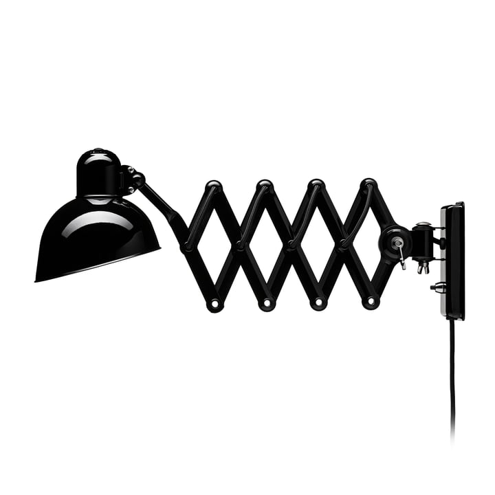 KAISER idell 6718 sakselampe Væglampe fra Fritz Hansen i blank sort
