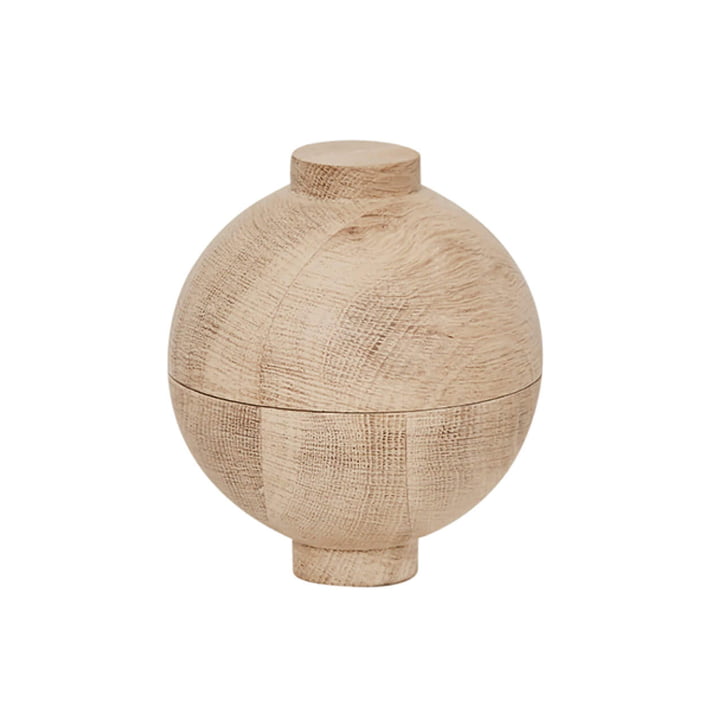 Wooden Sphere XL Ø 16 x H 18 cm, eg af Kristina Dam Studio