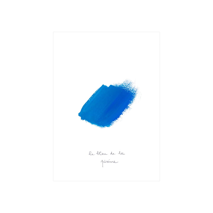 Le Bleu II plakat, 30 x 40 cm fra Paper Collective