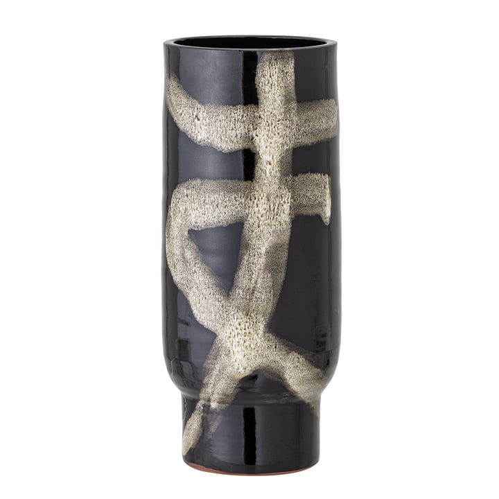 Vefa Vase H 28,5 cm fra Bloomingville i sort