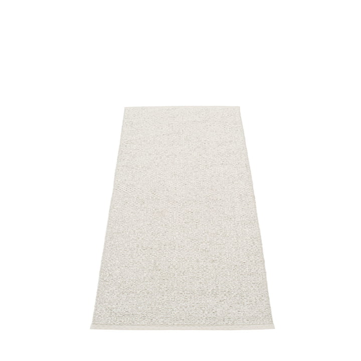 Svea tæppe, 70 x 160 cm, stone metallic af Pappelina