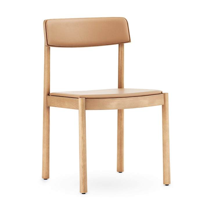 Timb stolen af Normann Copenhagen, betrukket, brun / kamel