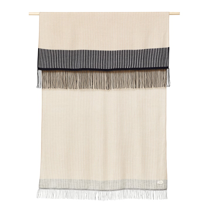 Aymara tæppe, 130 x 190 cm, mønstret med striber, creme fra Form & Refine
