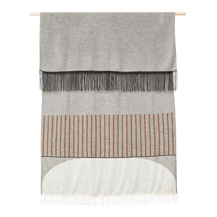 Aymara tæppe, 130 x 190 cm, mønstret grå fra Form & Refine