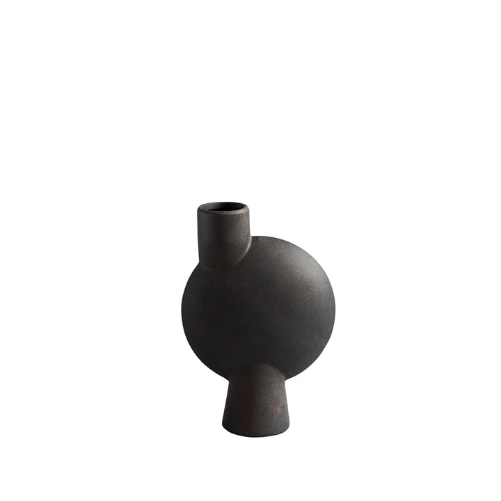 The Sphere Vase Bubl Medio fra 101 Copenhagen, kaffe / mørkebrun