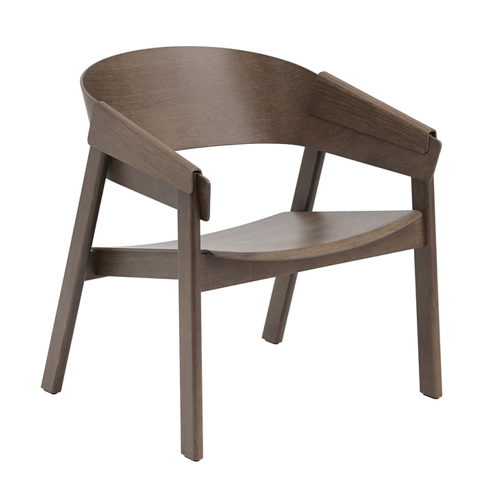 Cover Lounge Chair fra Muuto, mørkebrun