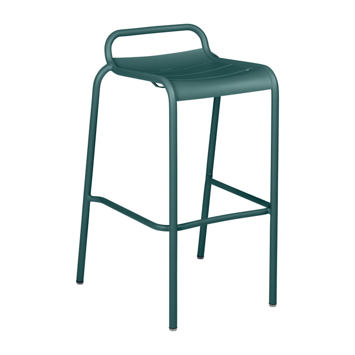 Den Luxembourg barstol, der kan stables af Fermob, H 78 cm, stormgrå
