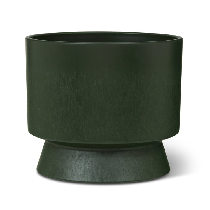 Den genbrugte cachepot af Rosendahl, Ø 19 cm, mørkegrøn
