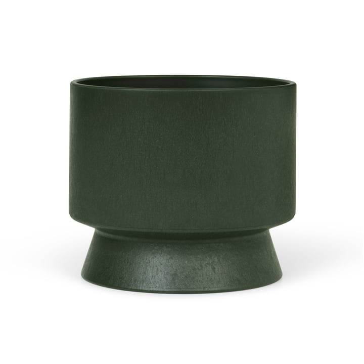 Den genbrugte cachepot af Rosendahl, Ø 15 cm, mørkegrøn