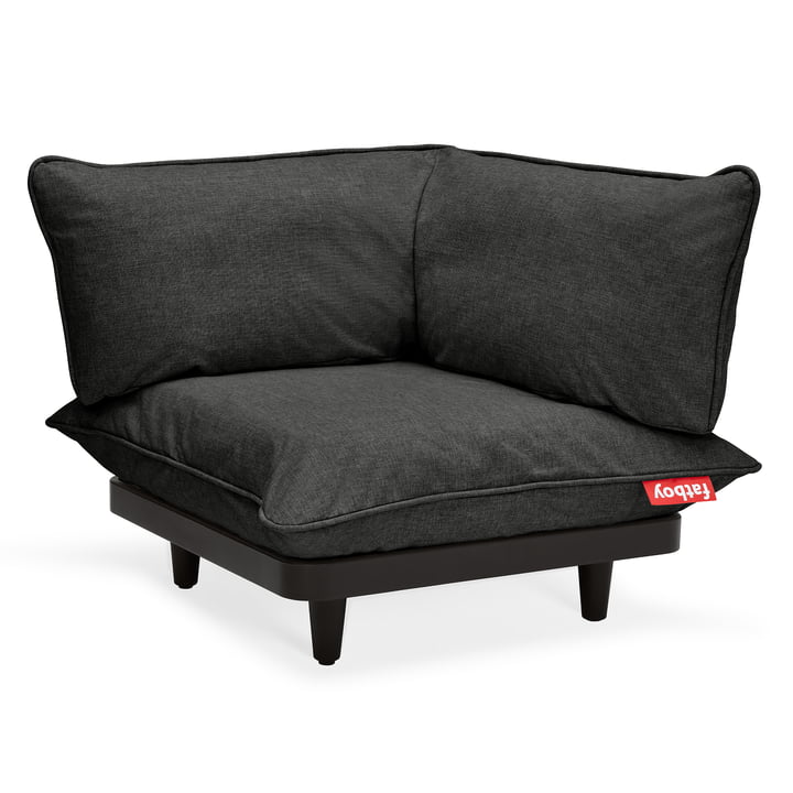 Paletti Outdoor sofa fra Fatboy, hjørnemodul, thunder grey