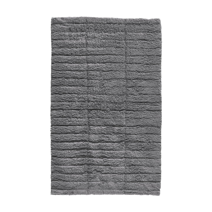 Soft Tiles badeværelsesmåtten fra Zone Denmark, 50 x 80 cm, grå