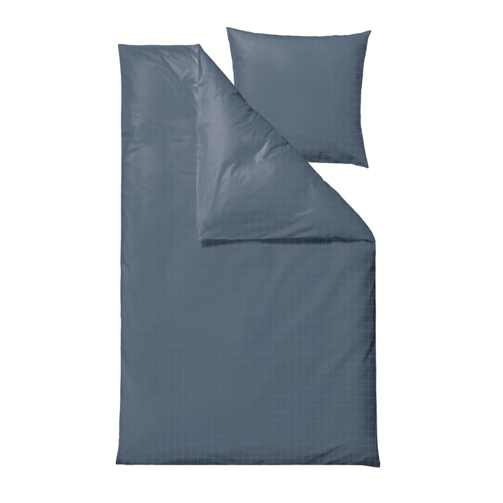 The Clear Damask sengetøj fra Södahl, 135 x 200 cm, china blue