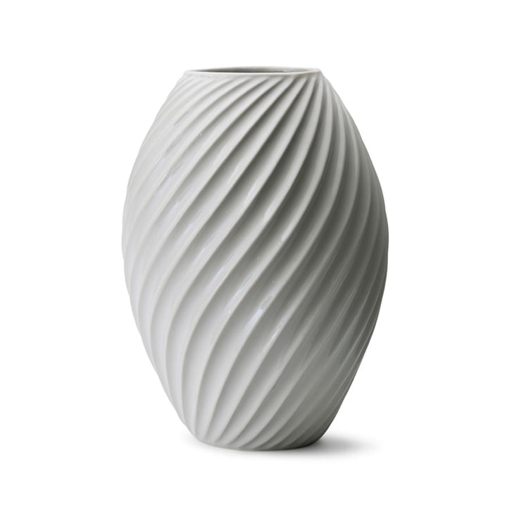 River Vase af Morsø H 26 cm i hvid