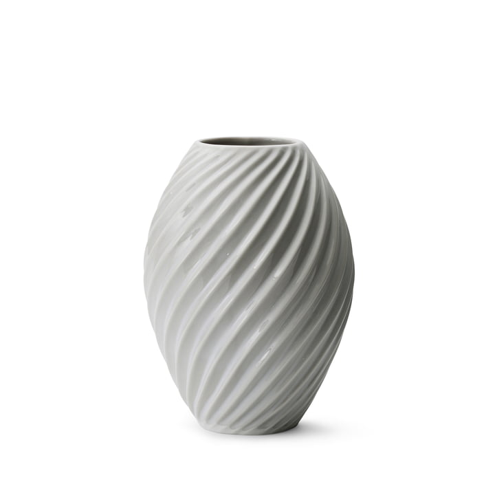 River Vase af Morsø H 21 cm i hvid