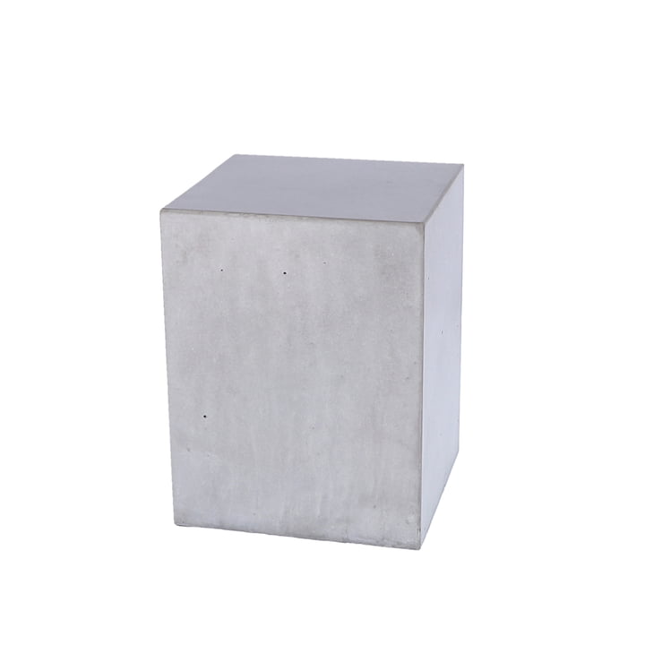 Den Block beton sidebord af Jan Kurtz, højde 40 cm, voksbehandlet