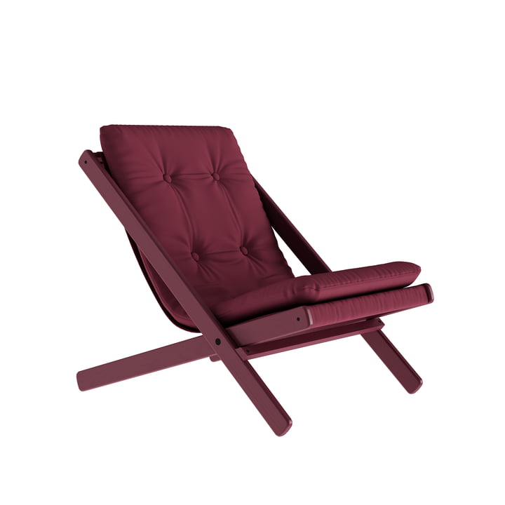 Boogie Staycation klapstolen fra Karup Design, siesta red / bordeaux