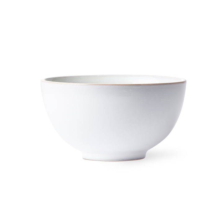 Bold & Basic keramikskål fra HKliving, Ø 12 cm, hvid