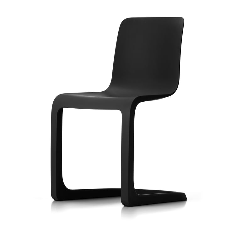 EVO-C stol af plast af Vitra, grafitgrå