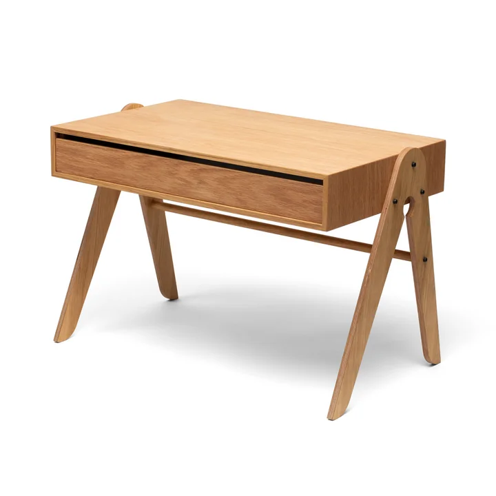 Geo's Table af We Do Wood i naturlig eg