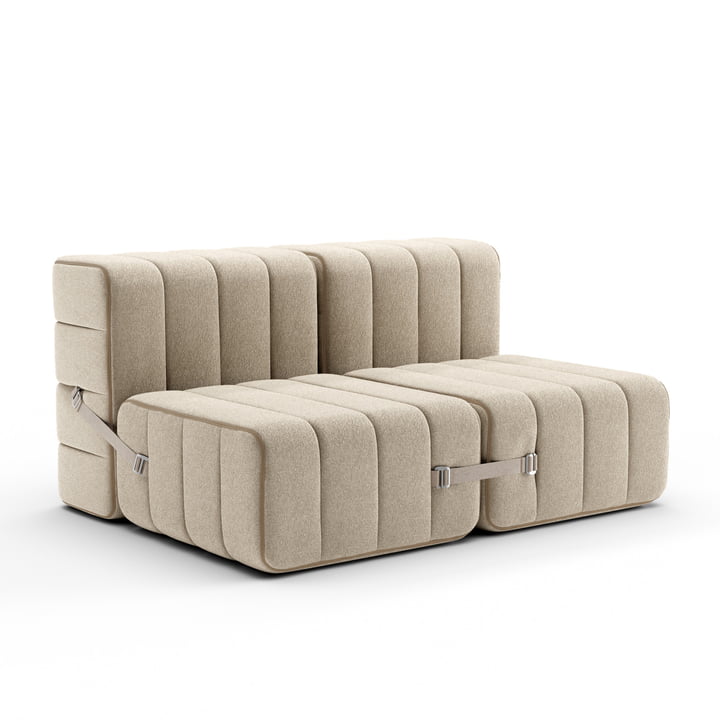 Curt sofasæt 4 fra Ambivalenz i farven grå/beige (Jet - 9110)