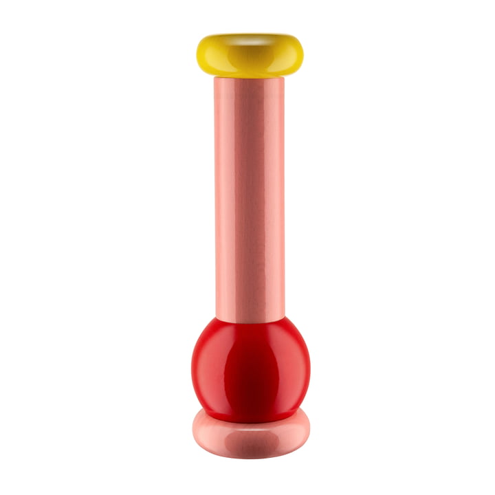 Twergi MP0210 fra Alessi i farvekombinationen pink/rød/gul