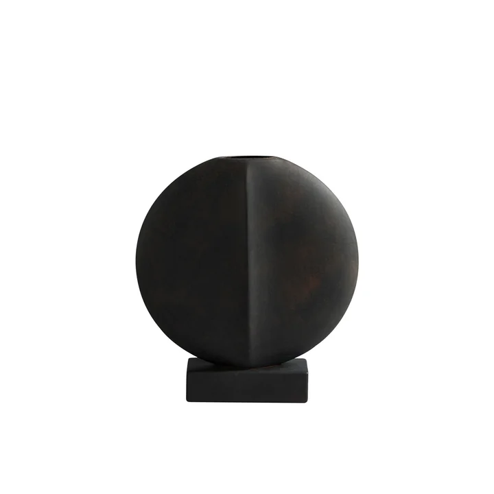 Guggenheim Vase Mini af 101 Copenhagen i farven kaffe