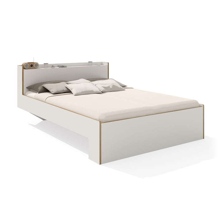Nook dobbeltseng fra Müller Small Living i hvid