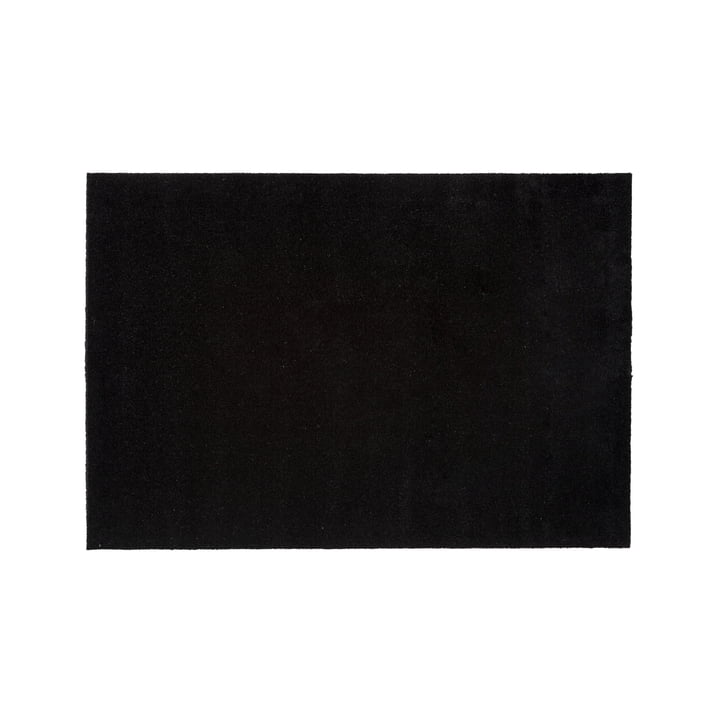 Dørmåtte 90 x 130 cm fra tica copenhagen i Unicolor sort