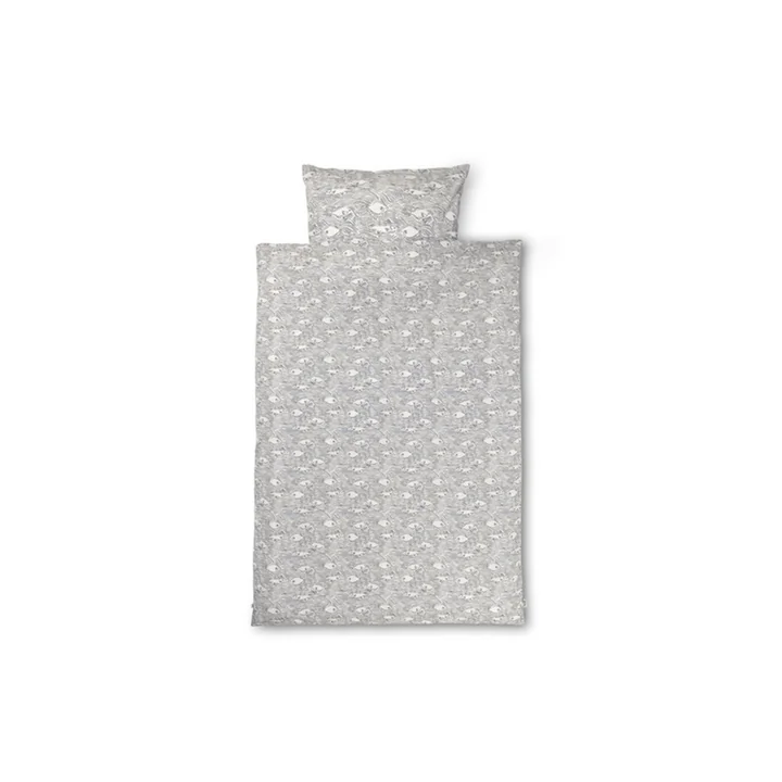 Stream børnesengetøj 100 x 140 cm fra Ferm Living i råhvid