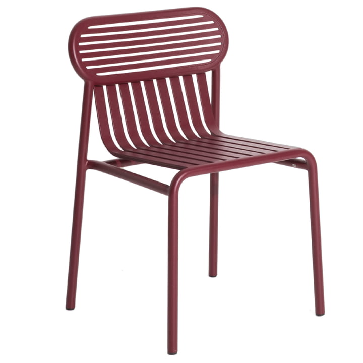 The Week-End Outdoor Chair fra Petite Friture, bordeaux
