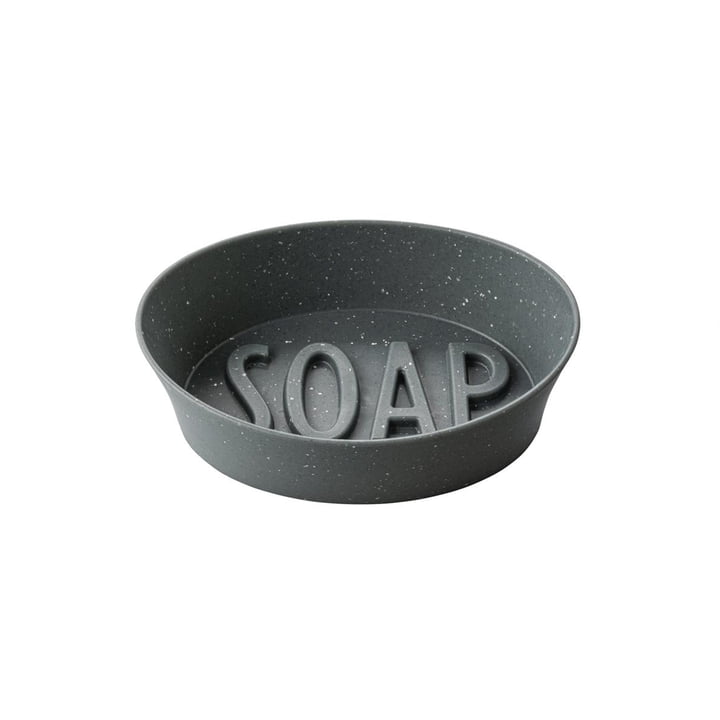 Soap sæbeskål (genbrugt) af Koziol i nature grey